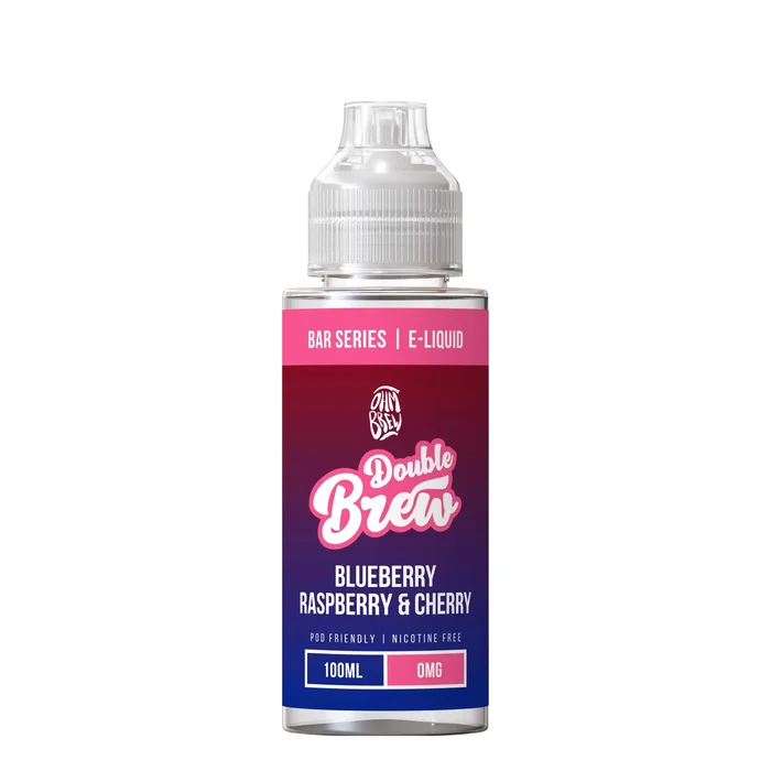Blueberry Raspberry Cherry Shortfill E-liquid by Ohm Brew Double Brew Bar Series 100ml