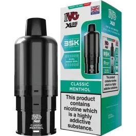 Classic menthol IVG XL35 pod & refill 22ml