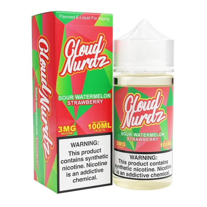 Cloud Nurdz – Sour Watermelon Strawberry 100ml