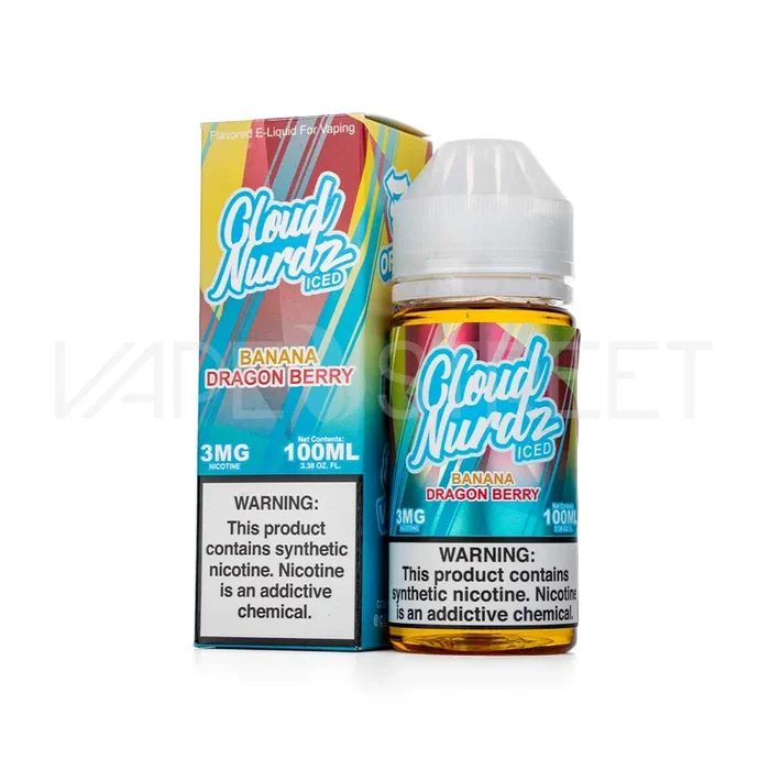 Cloud Nurdz Iced Banana Dragon Berry (100ml)