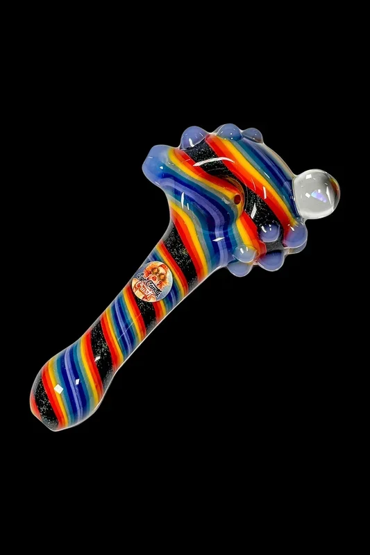 Crush Eye Candy Opal & Dichro Spiral Hand Pipe