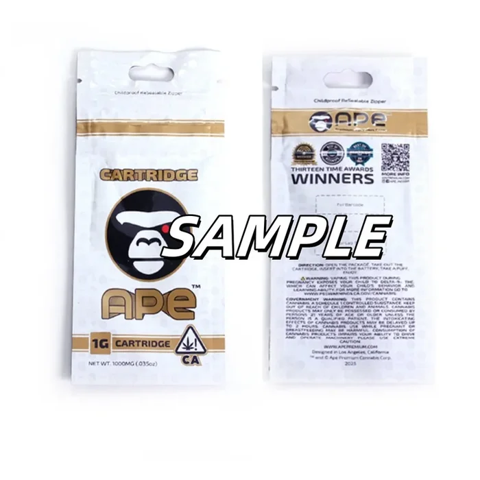 Custom Vape Mylar Bag – Economy