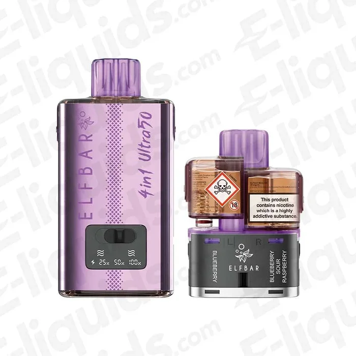 ELF BAR 4 in 1 Ultra50 Purple Edition Prefilled Pod Kit