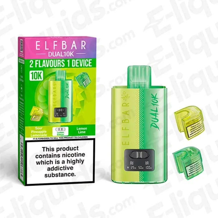 ELF BAR Dual 10k Lemon Edition Prefilled Pod Kit