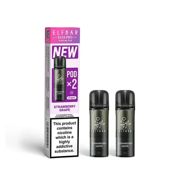 Elf Bar Elfa Pro Strawberry Grape Prefilled Pod 20mg – 2 Pack