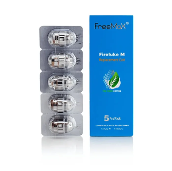 FreeMax Fireluke M TX Mesh Replacement Coils | 5 Pack – 0.12 ohm SS316L Mesh