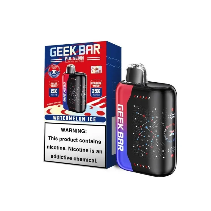 Geek Bar Pulse X 25000 Patriot Edition – Watermelon Ice Disposable Vape