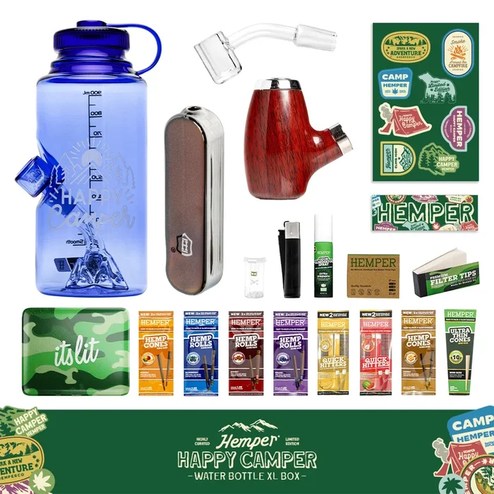 Happy Camper Water Bottle XL Box
