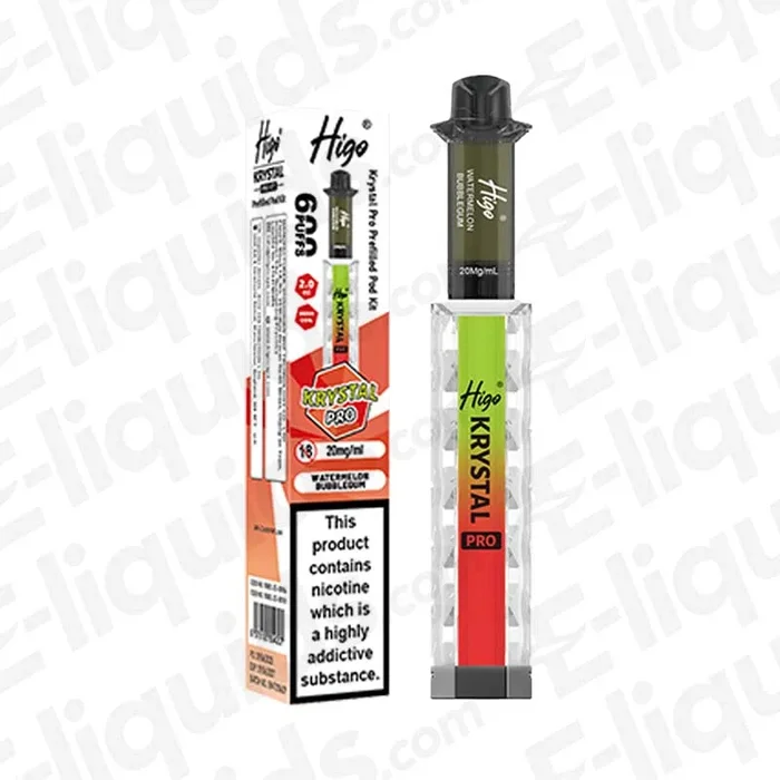 Higo Krystal Pro 600 Watermelon Bubblegum Prefilled Pod Kit
