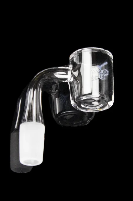 Honeybee Herb 90 Degree Original Bevel Quartz Banger – Yellow Line