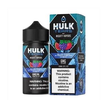 Hulk Tears – Blue Razz Straw-Melon Chew