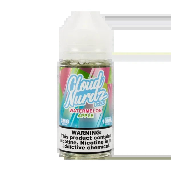 Iced Watermelon Apple by Cloud Nurdz 100mL
