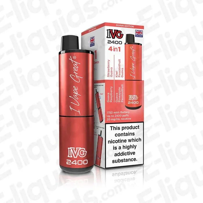 IVG 2400 4-in-1 Guava Edition Prefilled Pod Kit