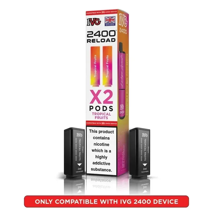 IVG 2400 Reload Pods Tropical Fruits (2 Pods)
