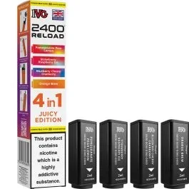 Juicy edition IVG 2400 Reload pods 4 pack