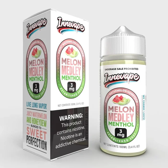 Melon Medley Menthol – Innevape E-Liquids – 100mL