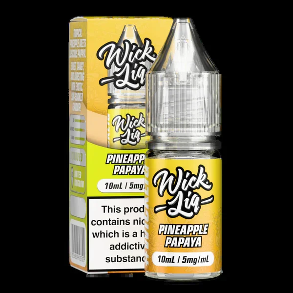 Pineapple Papaya Nic Salt E-Liquid by Wick Liq Bar Juice 10ml