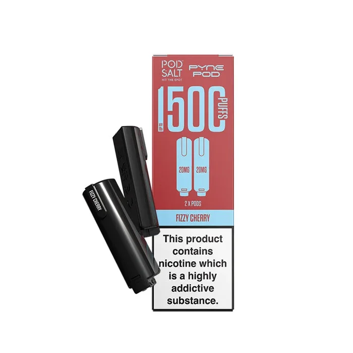 Pyne Pod 2in1 Fizzy Cherry Prefilled Vape Pods – Pod Salt Edition