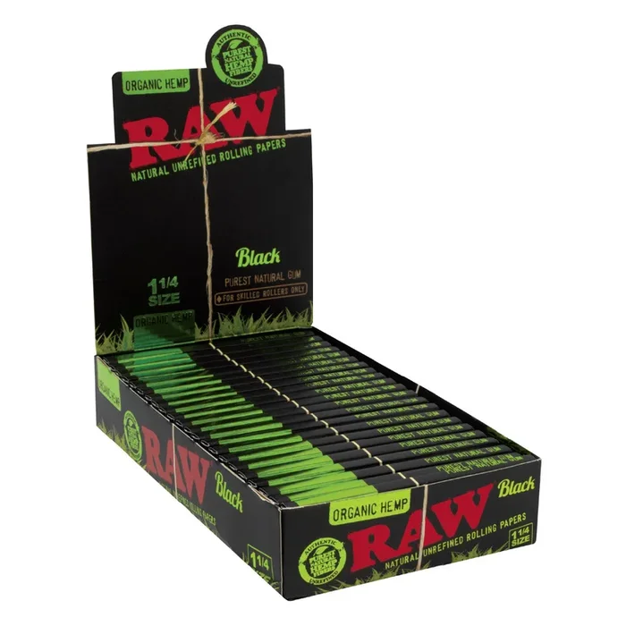Raw Black Organi Hemp Rolling Papers