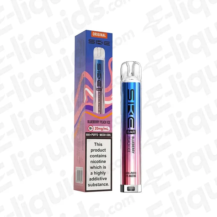 SKE Bar 600 Blueberry Peach Ice Prefilled Pod Kit