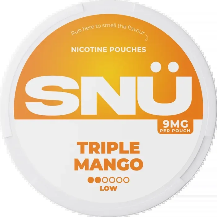 SNÜ Triple Mango Nicotine Pouches By Bar Juice