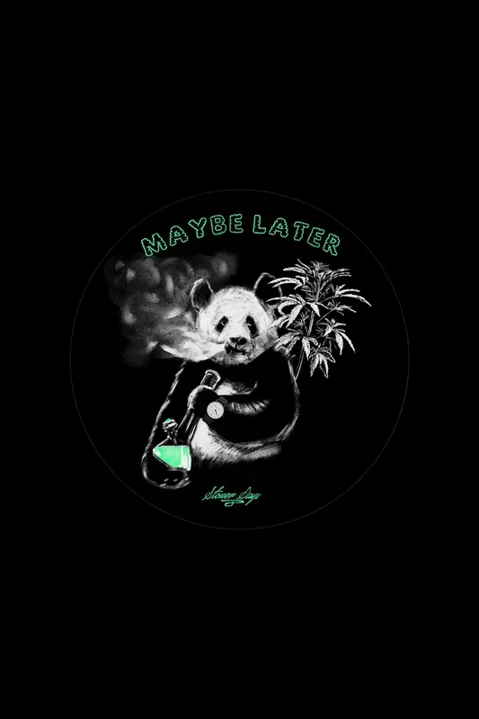 StonerDays Maybe Later Panda Dab Mat