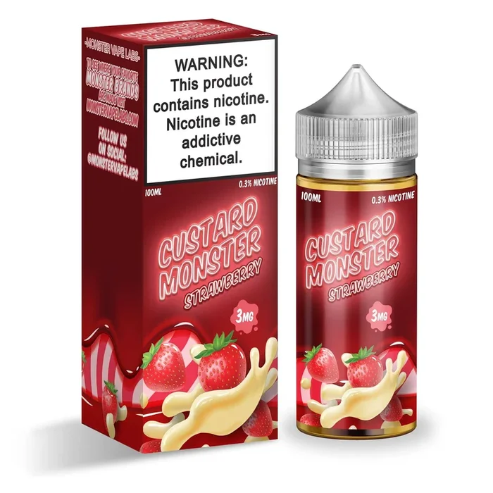 Strawberry – Custard Monster – 100mL