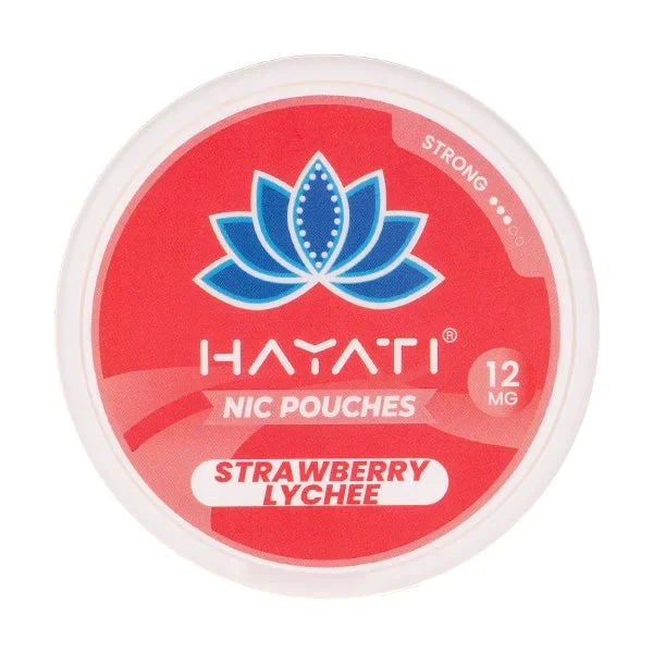 Strawberry Lychee Nicotine Pouches by Hayati