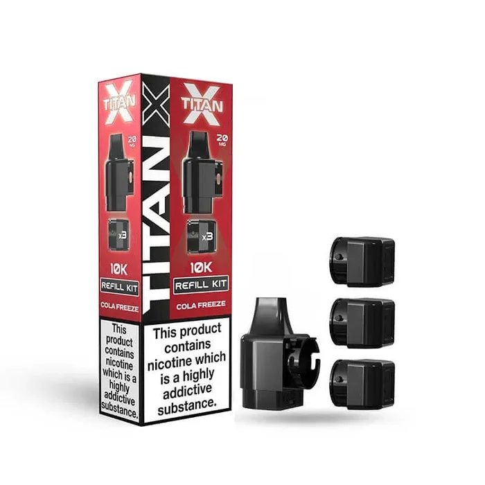 Titan X Cola Freeze Prefilled Pod + Refills