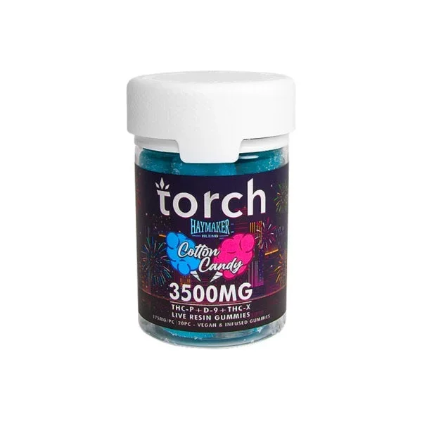 Torch THC Haymaker Blend Gummies 3500mg – Cotton Candy