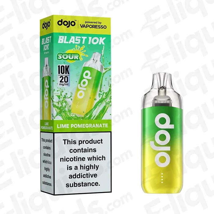 Vaporesso Dojo Blast 10K Lime Pomegranate Prefilled Pod Kit