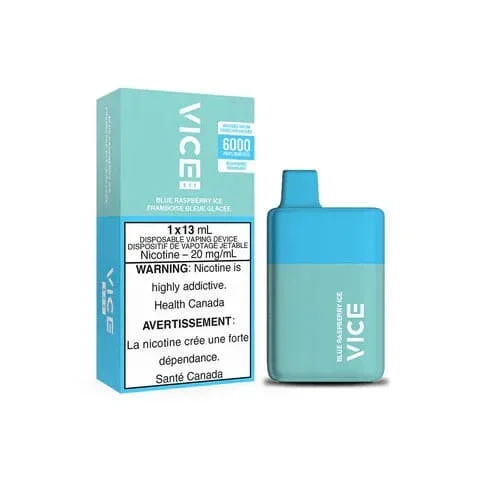 VICE BOX DISPOSABLE – BLUE RASPBERRY ICE (Ontario)