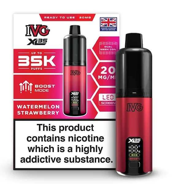 Watermelon Strawberry IVG XL35 Prefilled Pod Kit