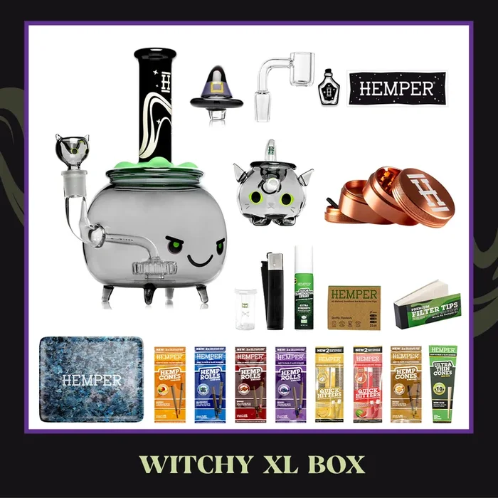 Witchy Cauldron XL Bong Box