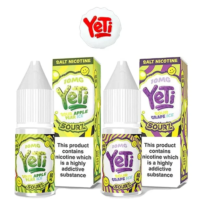 Yeti Sourz Nic Salts 10ml