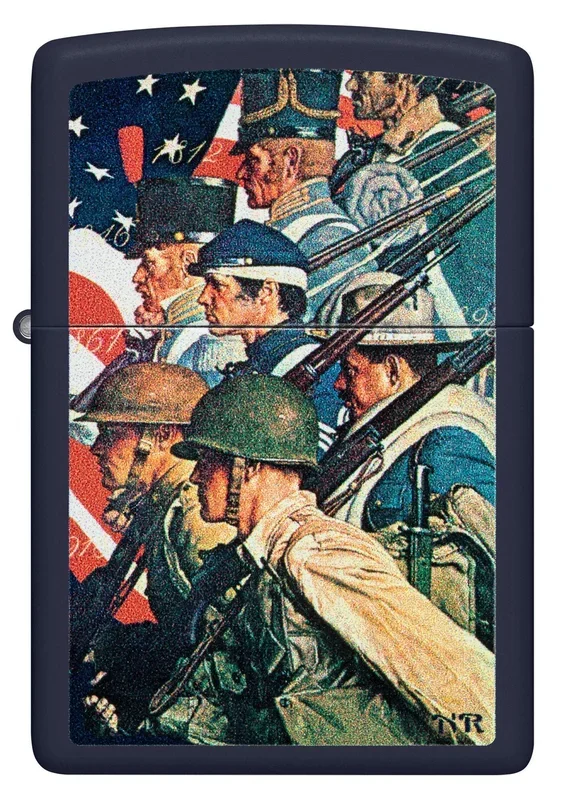 Zippo Lighter – Norman Rockwell WWII